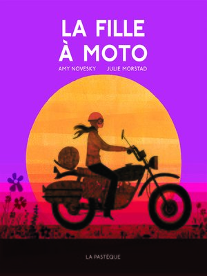 cover image of La fille à la moto